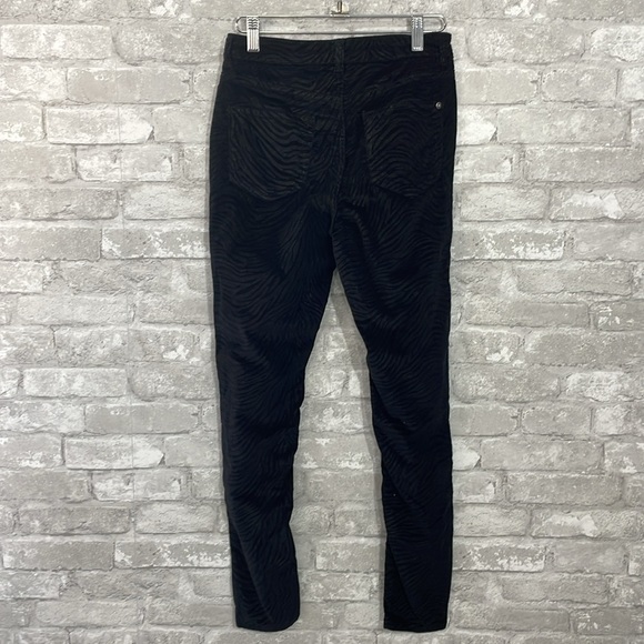 Ted Baker Black Zebra Printed Skinny Jean - Picture 5 of 7